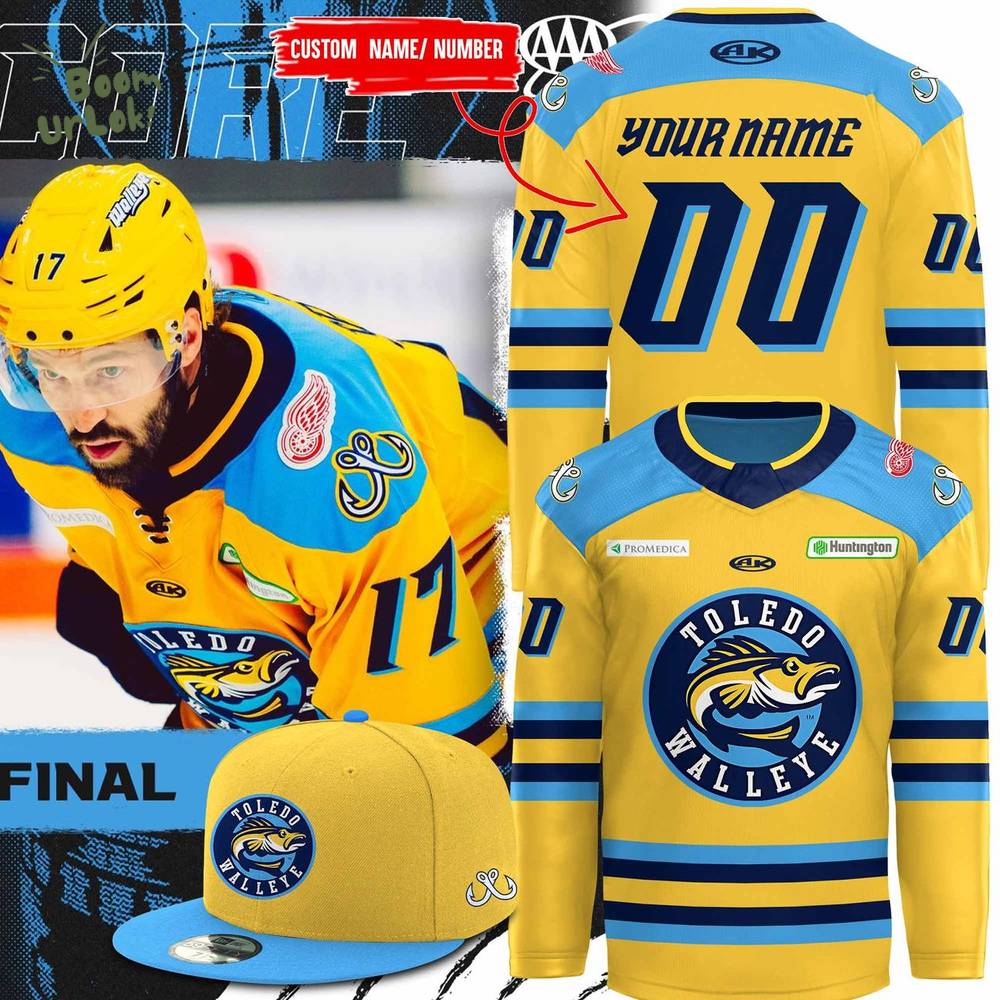 Toledo Walleye Jersey 2025 Toledo Walleye Jersey 2025