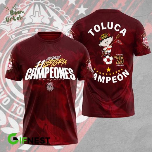 Toluca TFC 3D Tshirt