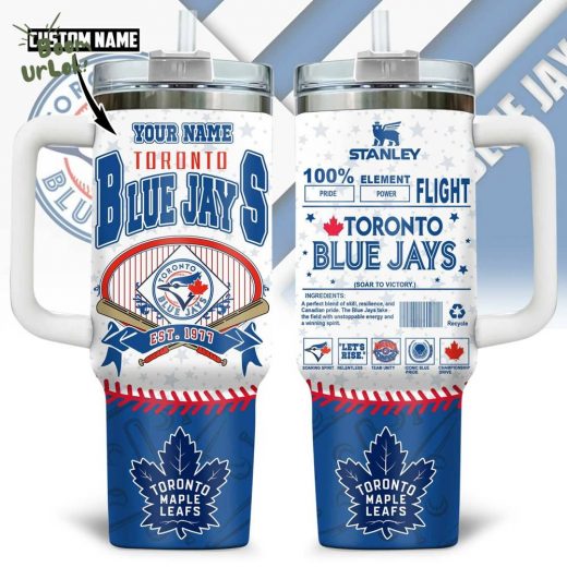 Toronto Blue Jays Custom Stanley Tumbler – Personalized MLB Fan Mug with Name