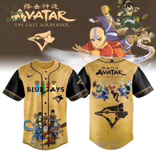 Toronto Blue Jays x Avatar The Last Airbender Exclusive Design Jersey