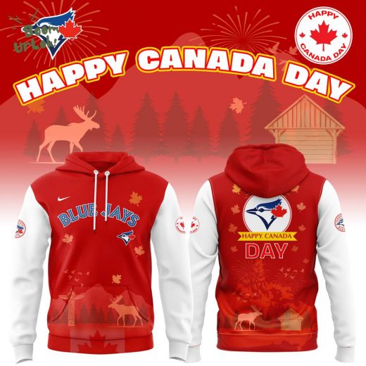 Toronto Blue Jays x Happy Canada Day 2025 Limited Edition Hoodie