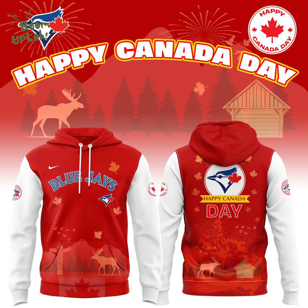 Toronto Blue Jays x Happy Canada Day 2025 Limited Edition Hoodie Toronto Blue Jays x Happy Canada Day 2025 Limited Edition Hoodie