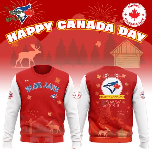Toronto Blue Jays x Happy Canada Day 2025 Limited Edition Sweatshirt