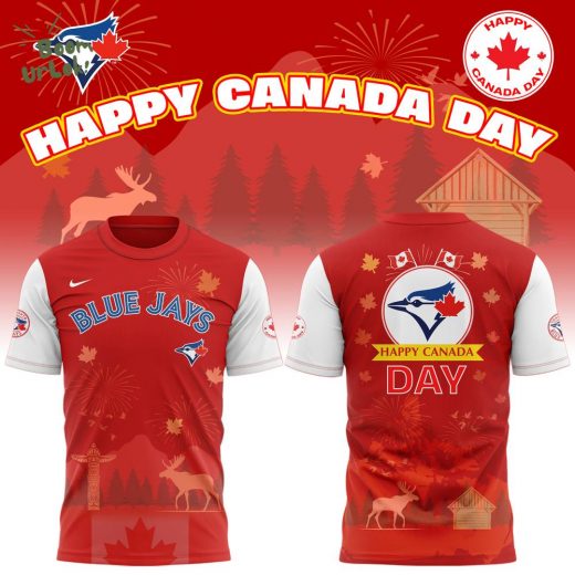 Toronto Blue Jays x Happy Canada Day 2025 Limited Edition Tshirt