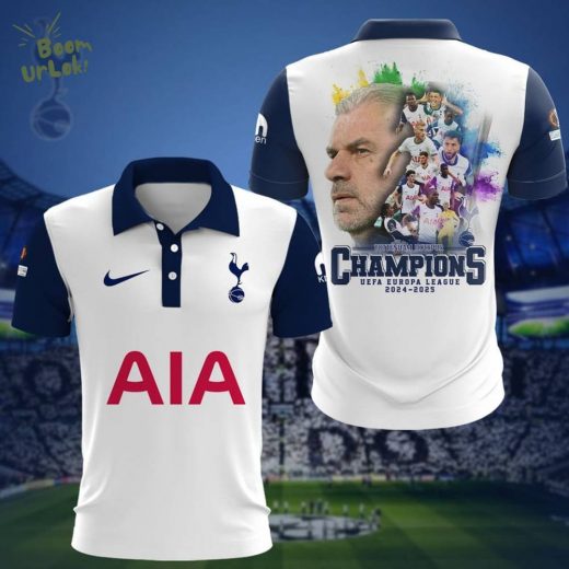 Tottenham Hotspur – UEFA Europa League Champions 2024-2025 Polo Shirt