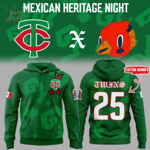 Twins Mexican Heritage Night Hoodie