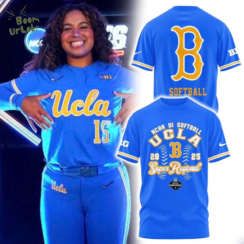 UCLA 2025 NCAA Softball Women’s College World Series Combo Tshirt UCLA 2025 NCAA Softball Women’s College World Series Combo Tshirt
