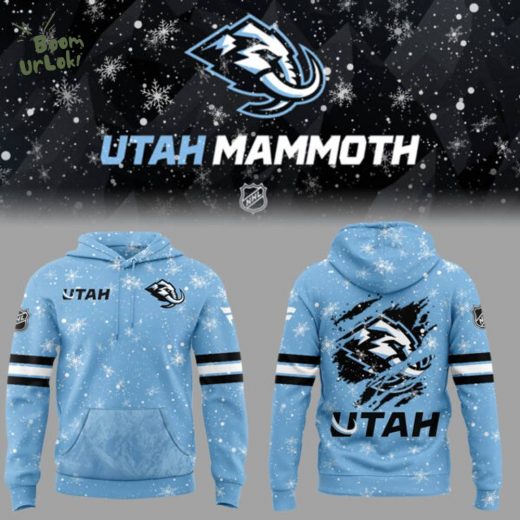 Utah Mammoth x Uniform New 2025 Blue Hoodie
