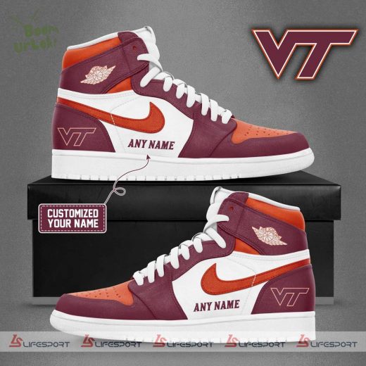 Virginia Tech 2025 Air Jordan 1 Shoes