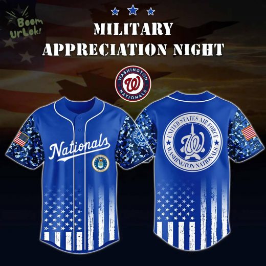Washington Nationals x US Air Force Appreciation Night Special Edition-3D Baseball Jersey