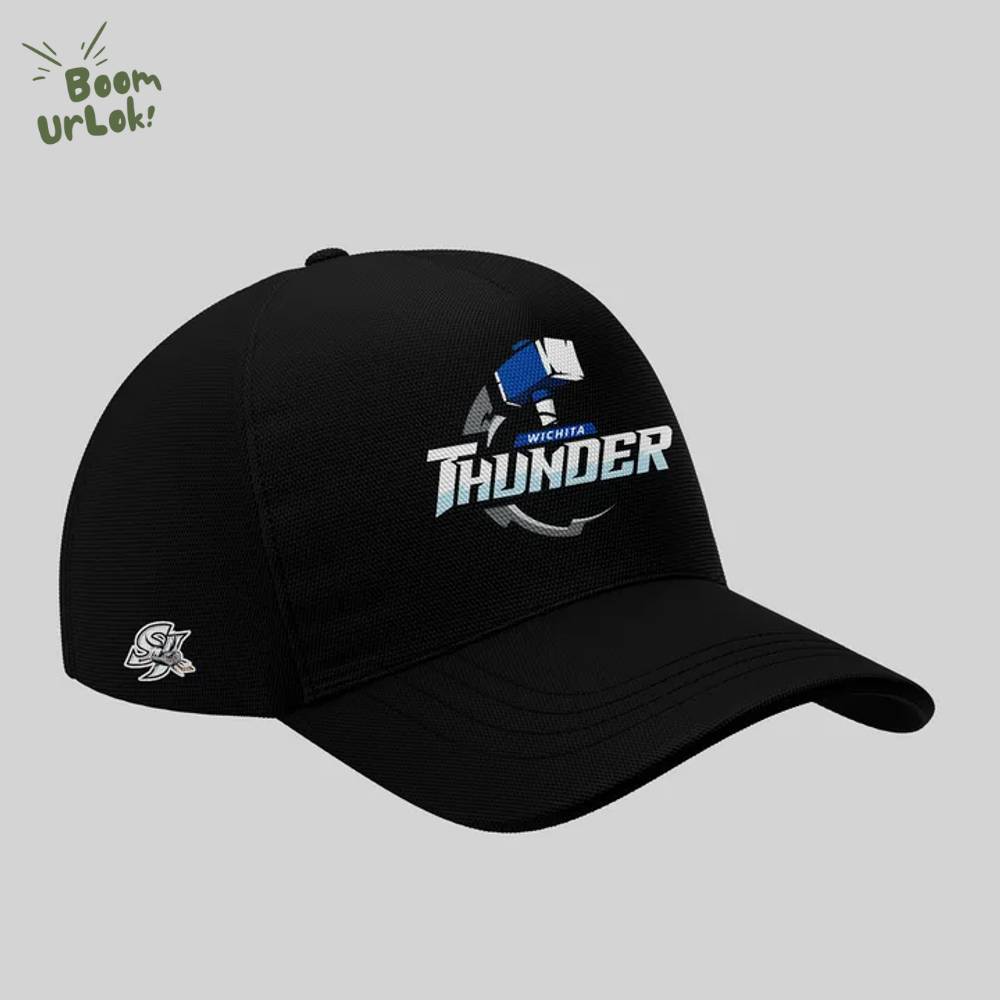 Wichita Thunder Black And White Hockey Jersey 2025 custom name and number Wichita Thunder Black And White Hockey Jersey 2025 custom name and number