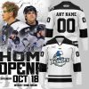 Wichita Thunder Black And White Hockey Jersey 2025 custom name and number