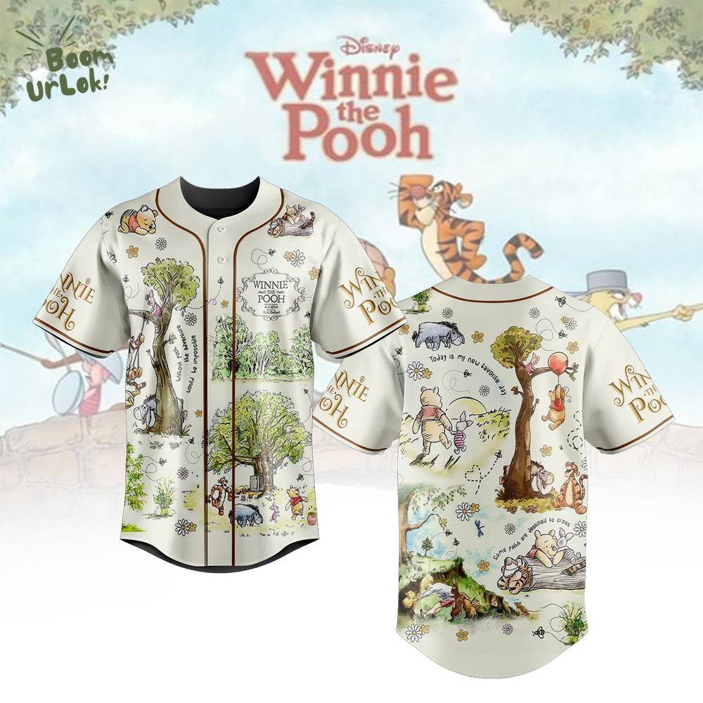 Winnie The Pooh Personalized Baseball Jersey For Fans Winnie The Pooh Personalized Baseball Jersey For Fans