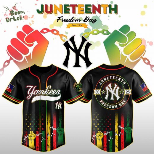 Yankees Freedom Jersey Celebrate Juneteenth with Pride-3D Baseball Jersey
