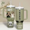 Stitch Ice Cream Tumbler – Hello Summer Cute Cartoon Mug with Handle