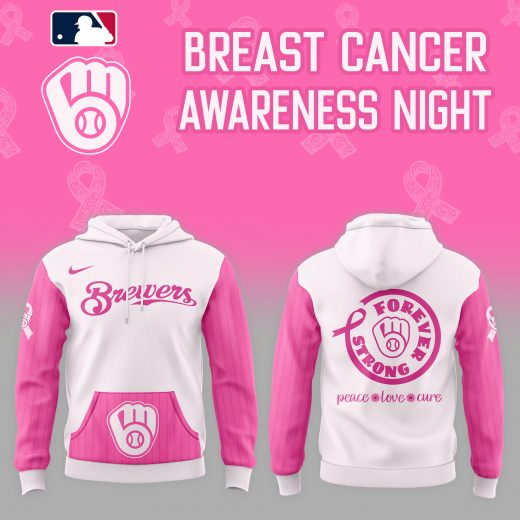 Milwaukee Brewers Cancer Awareness Day Hoodie