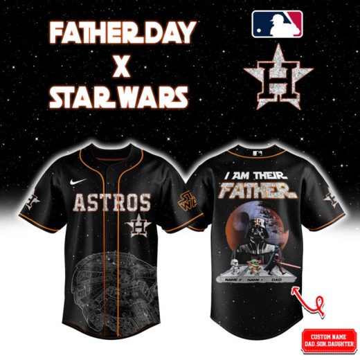 Father Day Star Wars Version x Houston Astros Jersey Combo