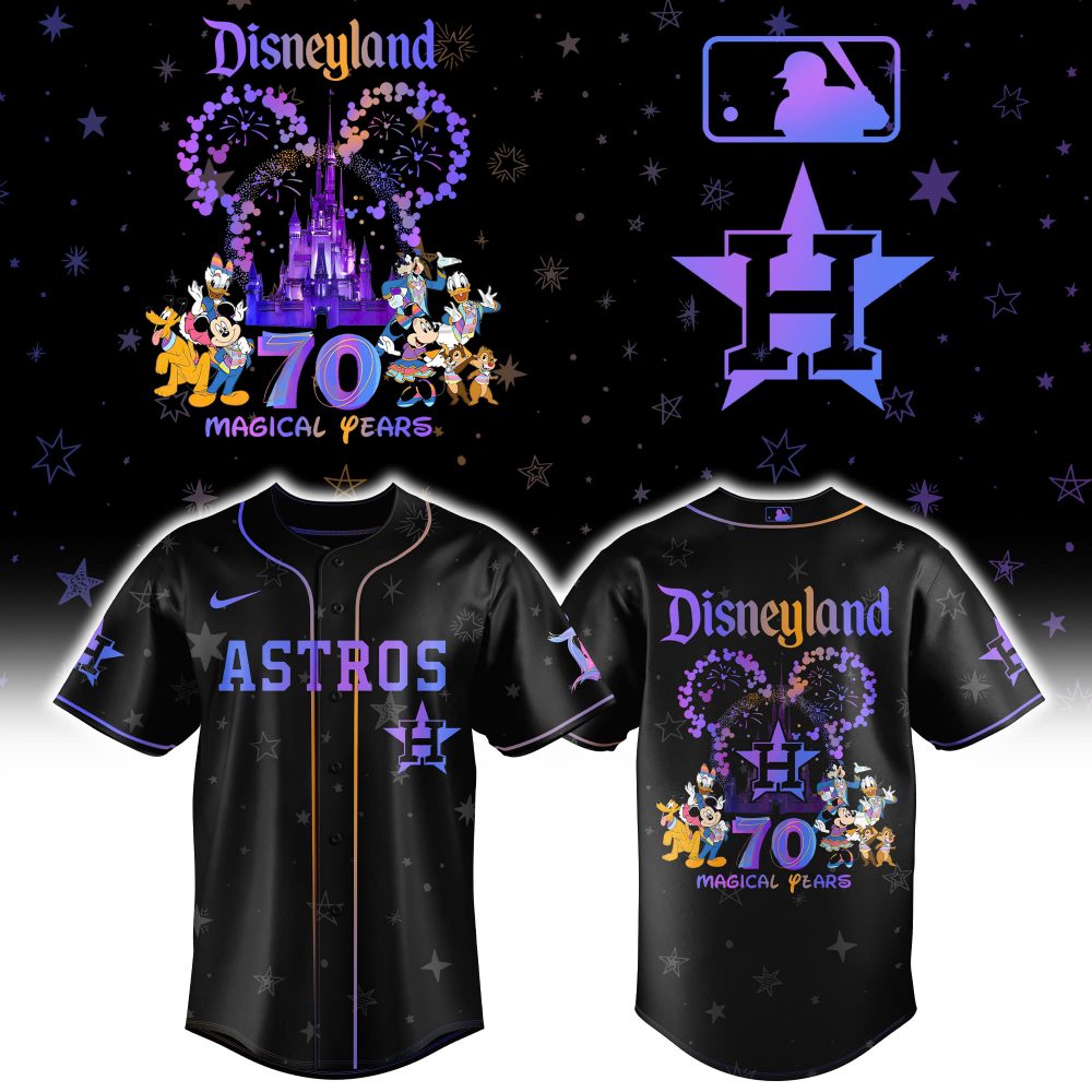 Disneyland 70th x Houston Astros Baseball Jersey