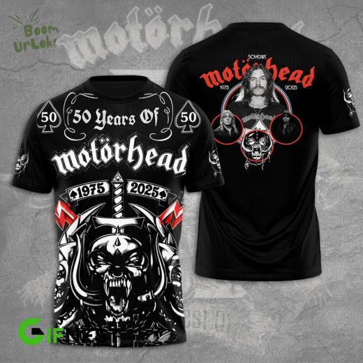 50 Years of MotorHead 3D Tshirt