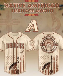 Arizona Diamondbacks x Native American Heritage Month-3D Baseball Jersey