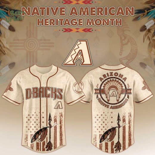 Arizona Diamondbacks x Native American Heritage Month-3D Baseball Jersey