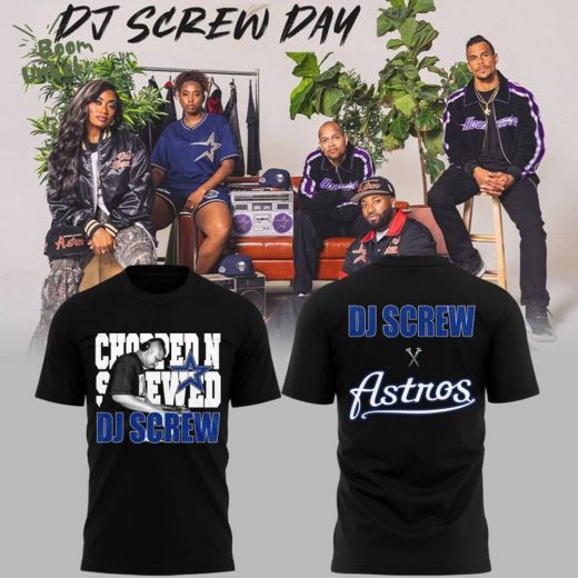 Astros x DJ Screw Limited Edition 2025 Tshirt