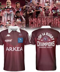 Bordeaux Begles Champions 2025 Polo