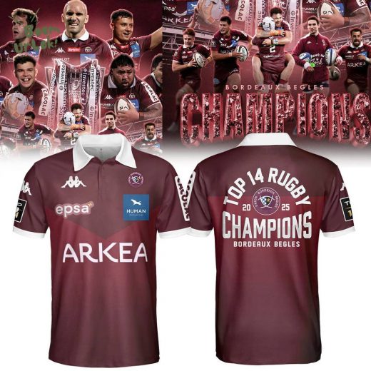 Bordeaux Begles Champions 2025 Polo