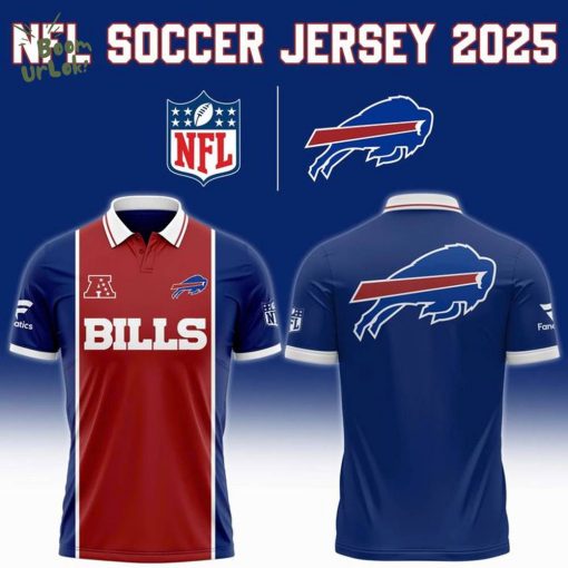 Buffalo Bills NFL 2025 “Football x Football” Soccer Polo