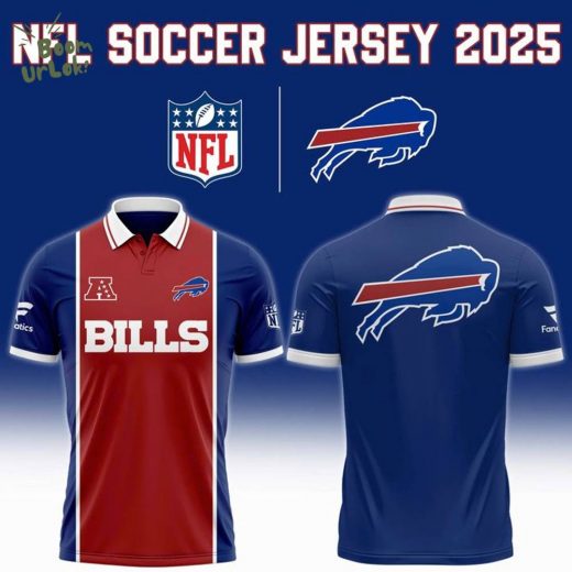 Buffalo Bills NFL 2025 “Football x Football” Soccer Polo