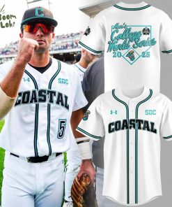 CCU Coastal Chanticleers White Baseball Jersey – Limited Edition