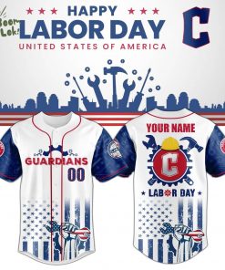 Cleveland Guardians x Labor Day Jersey Limited Edition Custom Name-3D Baseball Jersey