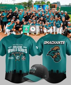 Coastal Carolina Chanticleers NCAA Baseball College World Series 2025 Jersey