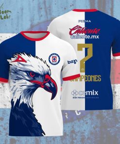 Cruz Azul Football Campeones Concacaf Champions Cup Torneo 2025 3D Shirt