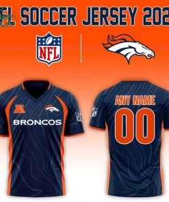 Denver Broncos NFL 2025 “Football x Football” Soccer jersey – Custom