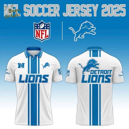 Detroit Lions NFL 2025 “Football x Football” Soccer Polo