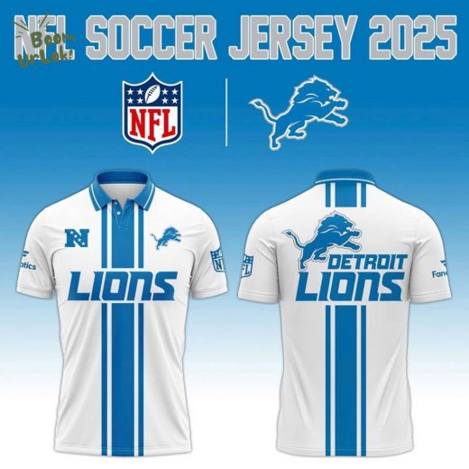 Detroit Lions NFL 2025 “Football x Football” Soccer Polo