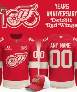 Detroit Red Wings 100 YEARS OF HOCKEYTOWN Jersey