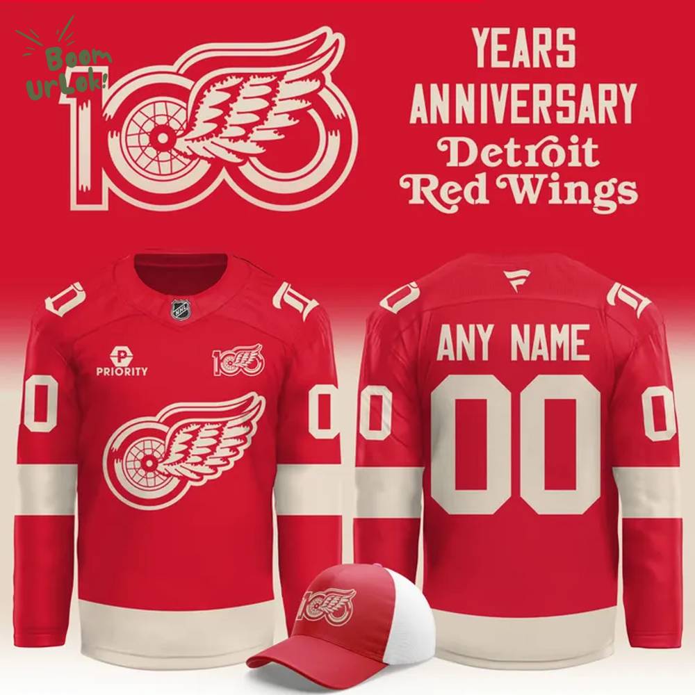 Detroit Red Wings 100 YEARS OF HOCKEYTOWN Jersey Detroit Red Wings 100 YEARS OF HOCKEYTOWN Jersey