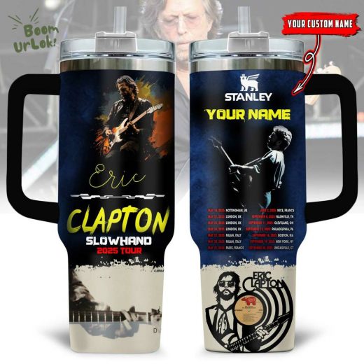 Eric Clapton “Slowhand” 2025 tour tumbler