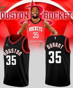 Houston Rockets Jersey – Black – kevin durants – Unisex