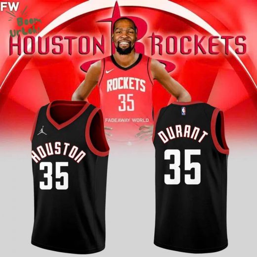 Houston Rockets Jersey – Black – kevin durants – Unisex