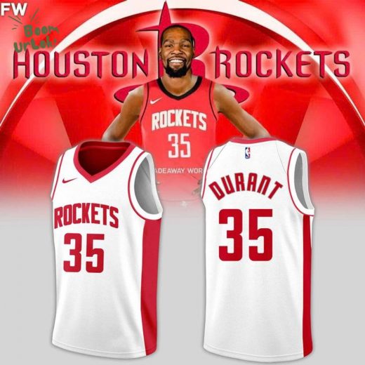 Houston Rockets Jersey – White – kevin durants – Unisex