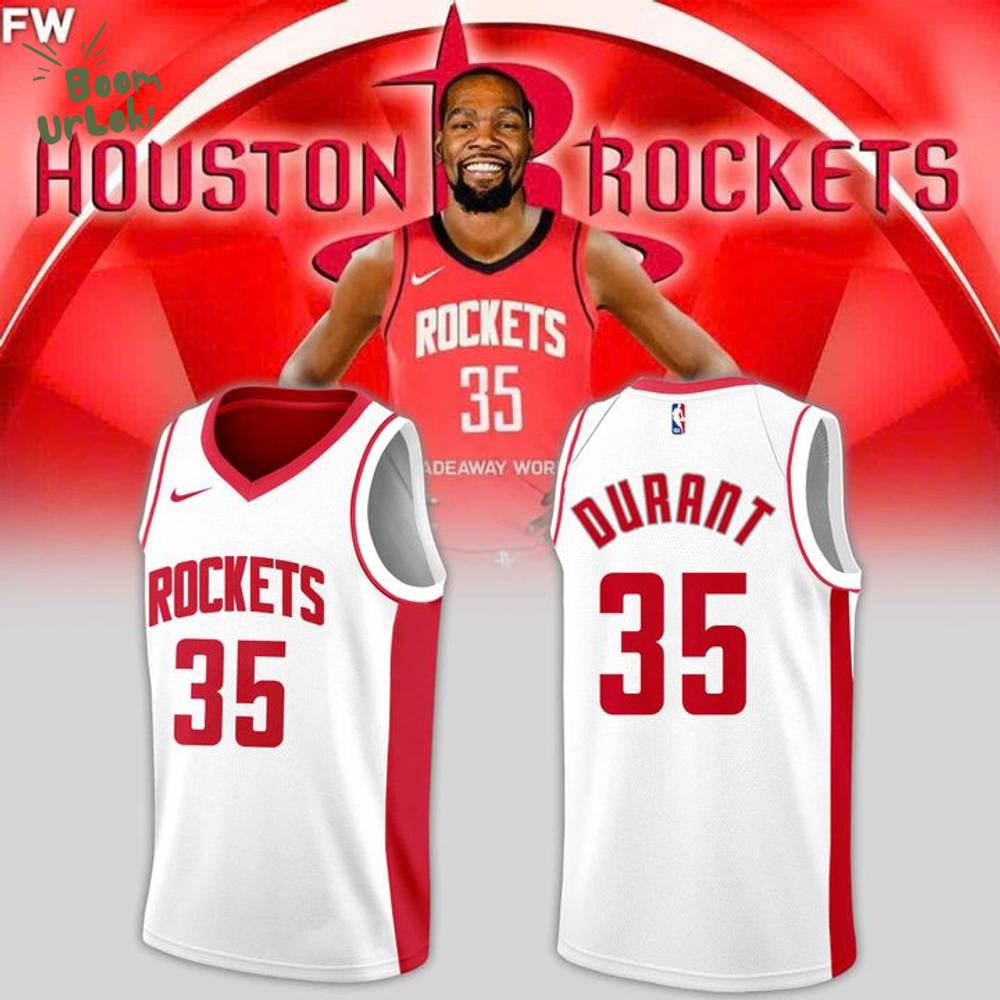 Houston Rockets Jersey - White - kevin durants - Unisex Houston Rockets Jersey - White - kevin durants - Unisex