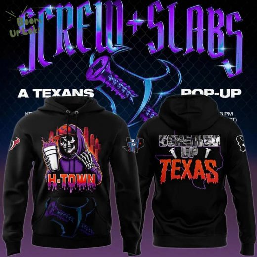 Houston Texans x DJ Screw Hoodie Black Limited Edition