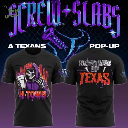Houston Texans x DJ Screw T-Shirt Black Limited Edition