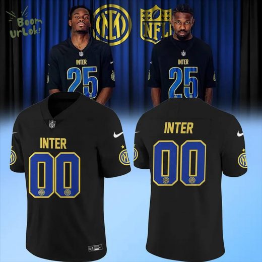Inter Milan 2025 Soccer x NFL Game Jersey