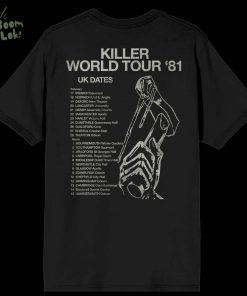 Iron Maiden Killer 1981 Vintage Tour Tee