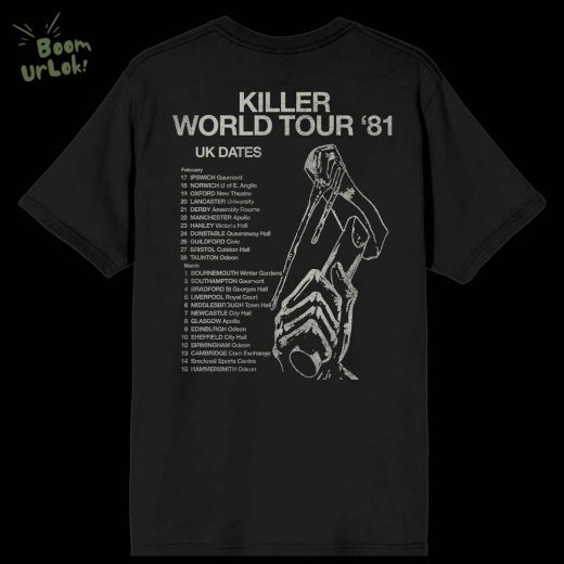 Iron Maiden Killer 1981 Vintage Tour Tee
