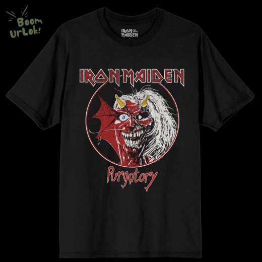 Iron Maiden Purgatory Alive In America Vintage Tee
